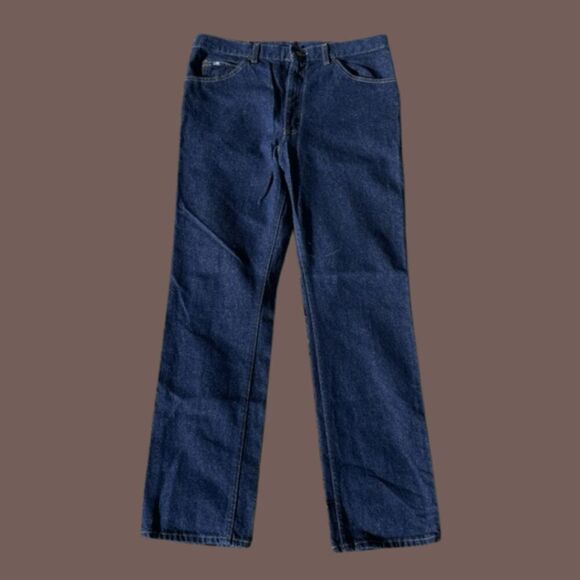 VTG Lee Men's Straight Leg Union Made High Rise Blue Jeans Size 38X42 - Picture 1 of 5